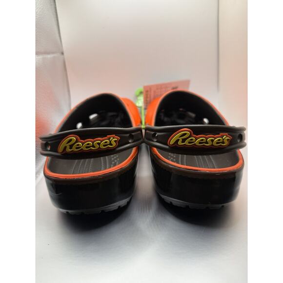 Crocs Kids Classic Clog Reeses Peanut Butter Cups Candy Collaboration J6 New - Picture 3 of 5